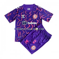 Maglia Bristol City Portiere Divisa Away 2022-2023 Manica Corta ,Bambino