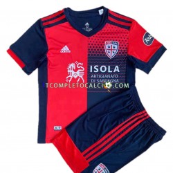 Maglia Cagliari Divisa Home 2021-2022 Manica Corta ,Bambino