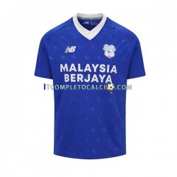 Maglia Cardiff City Divisa Home 2022-2023 Manica Corta ,Uomo