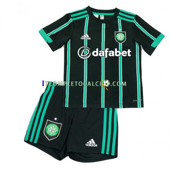 Maglia Celtic FC Divisa Away 2022-2023 Manica Corta ,Bambino