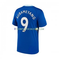 Maglia Chelsea Aubameyang 9 Divisa Home 2022-2023 Manica Corta ,Uomo