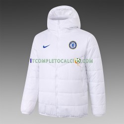 Chelsea Bianco Giacca con Cappuccio Fleece ,Uomo