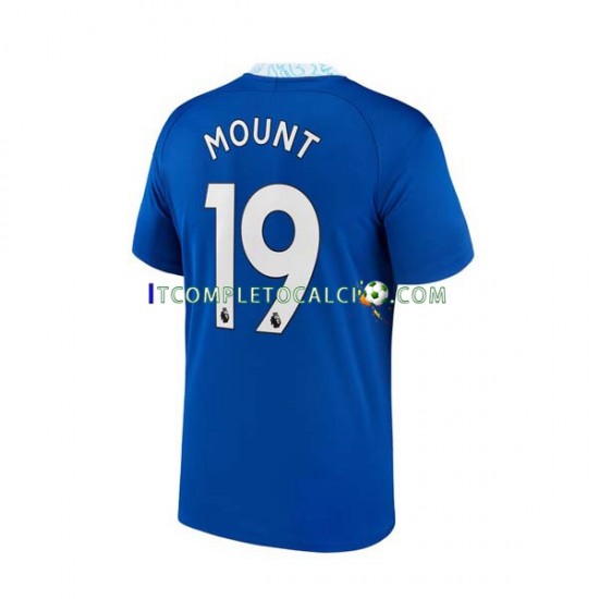 Maglia Chelsea Mason Mount 19 Divisa Home 2022-2023 Manica Corta ,Uomo