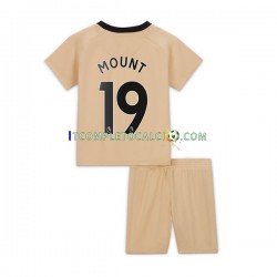 Maglia Chelsea Mount 19 Terza Divisa 2022-2023 Manica Corta ,Bambino