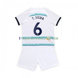 Maglia Chelsea T. Silva 6 Divisa Away 2022-2023 Manica Corta ,Bambino