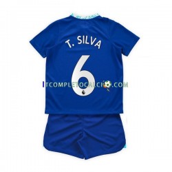 Maglia Chelsea T. Silva 6 Divisa Home 2022-2023 Manica Corta ,Bambino