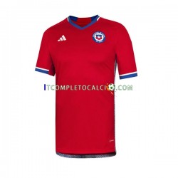 Maglia Cile Divisa Home 2022 Manica Corta ,Uomo