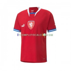 Maglia Repubblica Ceca Divisa Home 2022 Manica Corta ,Uomo