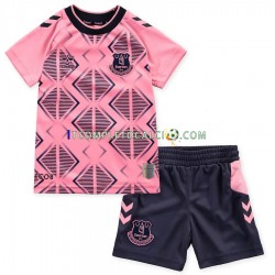 Maglia Everton Divisa Away 2022-2023 Manica Corta ,Bambino