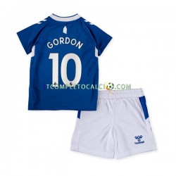 Maglia Everton Gordon 10 Divisa Home 2022-2023 Manica Corta ,Bambino