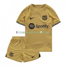 Maglia FC Barcelona Divisa Away 2022-2023 Manica Corta ,Bambino