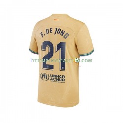 Maglia FC Barcelona Frenkie de Jong 21 Divisa Away 2022-2023 Manica Corta ,Uomo