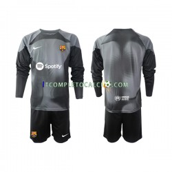 Maglia FC Barcelona Portiere Divisa Away 2022-2023 Manica Lunga ,Bambino