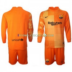 Maglia FC Barcelona Portiere Divisa Home 2021-2022 Manica Lunga ,Bambino