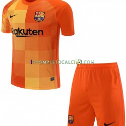 Maglia FC Barcelona Portiere Divisa Home 2021-2022 Manica Corta ,Bambino