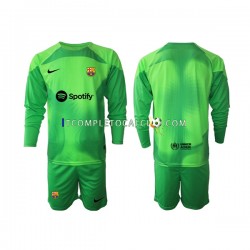 Maglia FC Barcelona Portiere Divisa Home 2022-2023 Manica Lunga ,Bambino