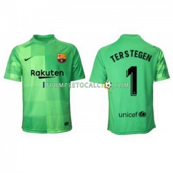 Maglia FC Barcelona Ter Stegen 1 Portiere Terza Divisa 2021-2022 Manica Corta ,Uomo
