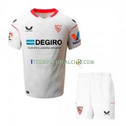 Maglia Sevilla FC Divisa Home 2022-2023 Manica Corta ,Bambino