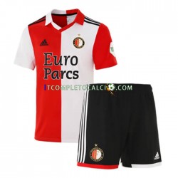 Maglia Feyenoord Rotterdam Divisa Home 2022-2023 Manica Corta ,Bambino