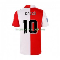 Maglia Feyenoord Rotterdam Orkun Kokcu 10 Divisa Home 2022-2023 Manica Corta ,Uomo