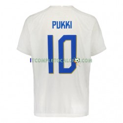 Maglia Finlandia PUKKI 10 Divisa Home 2022 Manica Corta ,Uomo