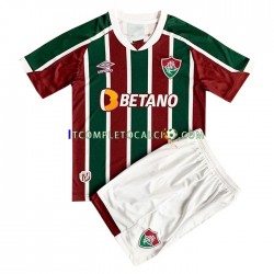 Maglia Fluminense Divisa Home 2022-2023 Manica Corta ,Bambino