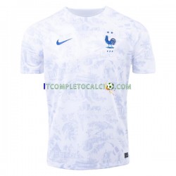 Maglia Francia Divisa Away Mondiali 2022 Manica Corta ,Uomo