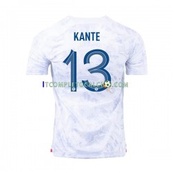 Maglia Francia Kante 13 Divisa Away Mondiali 2022 Manica Corta ,Uomo