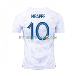 Maglia Francia Mbappé 10 Divisa Away Mondiali 2022 Manica Corta ,Uomo