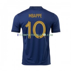 Maglia Francia Mbappé 10 Divisa Home Mondiali 2022 Manica Corta ,Uomo