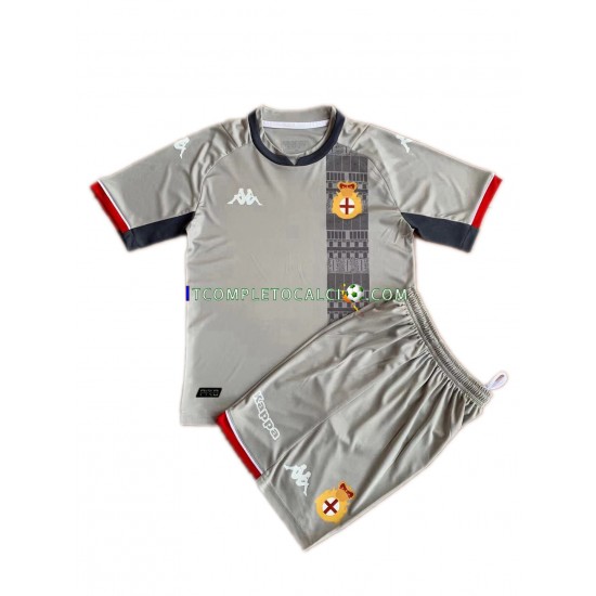 Maglia Genoa Terza Divisa 2021-2022 Manica Corta ,Bambino