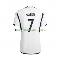 Maglia Germania Havertz 7 Divisa Home Mondiali 2022 Manica Corta ,Uomo