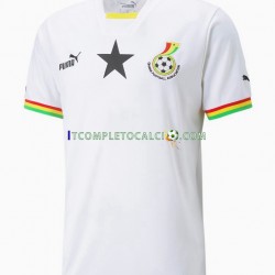 Maglia Ghana Divisa Home Mondiali 2022 Manica Corta ,Uomo