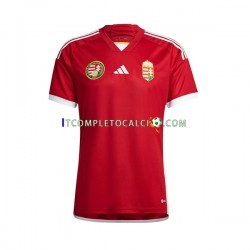 Maglia Ungheria Divisa Home 2022 Manica Corta ,Uomo