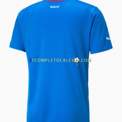 Maglia Islanda Divisa Home 2022 Manica Corta ,Uomo
