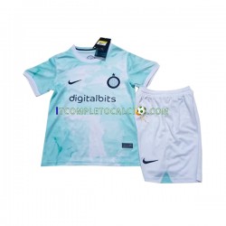 Maglia Inter Milan Divisa Away 2022-2023 Manica Corta ,Bambino