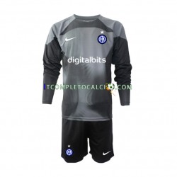Maglia Inter Milan Portiere Divisa Home 2022-2023 Manica Lunga ,Bambino