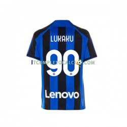 Maglia Inter Milan Romelu Lukaku 90 Divisa Home 2022-2023 Manica Corta ,Uomo