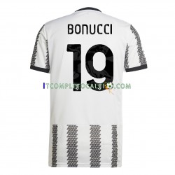 Maglia Juventus Bonucci 19 Divisa Home 2022-2023 Manica Corta ,Uomo