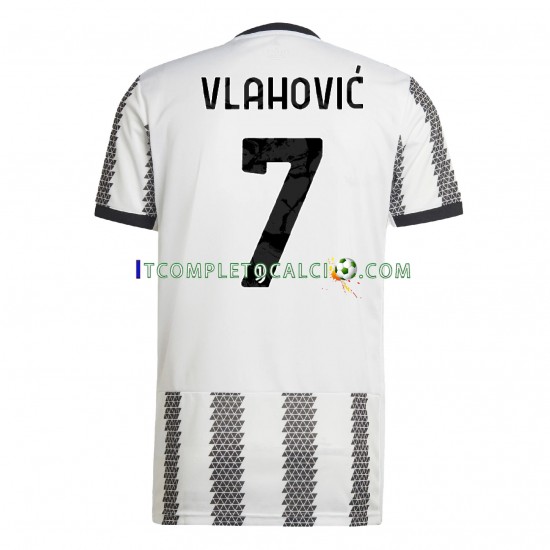 Maglia Juventus Vlahovic 7 Divisa Home 2022-2023 Manica Corta ,Uomo