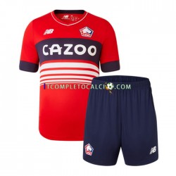Maglia LOSC Lille Divisa Home 2022-2023 Manica Corta ,Bambino