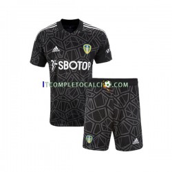 Maglia Leeds United Portiere Divisa Home 2022-2023 Manica Corta ,Bambino