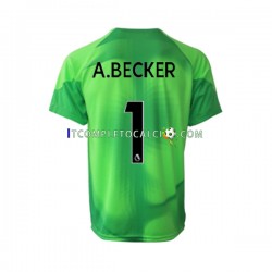 Maglia Liverpool A.Becker 1 Portiere Terza Divisa 2022-2023 Manica Corta ,Uomo