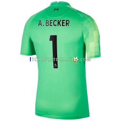 Maglia Liverpool A.Becker 1 Portiere Divisa Home 2021-2022 Manica Corta ,Uomo
