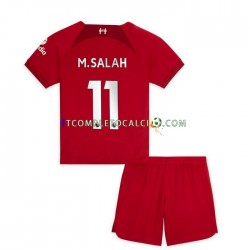 Maglia Liverpool M.Salah 11 Divisa Home 2022-2023 Manica Corta ,Bambino