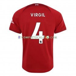 Maglia Liverpool Virgil 4 Divisa Home 2022-2023 Manica Corta ,Uomo