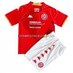 Maglia Mainz 05 Divisa Home 2022-2023 Manica Corta ,Bambino