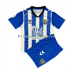 Maglia Málaga CF Divisa Home 2022-2023 Manica Corta ,Bambino