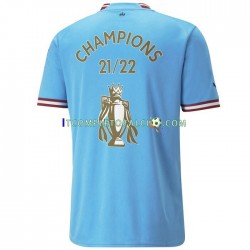 Maglia Manchester City Champions Divisa Home 2022-2023 Manica Corta ,Uomo