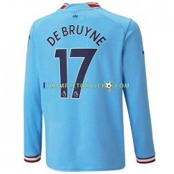 Maglia Manchester City De Bruyne 17 Divisa Home 2022-2023 Manica Lunga ,Uomo